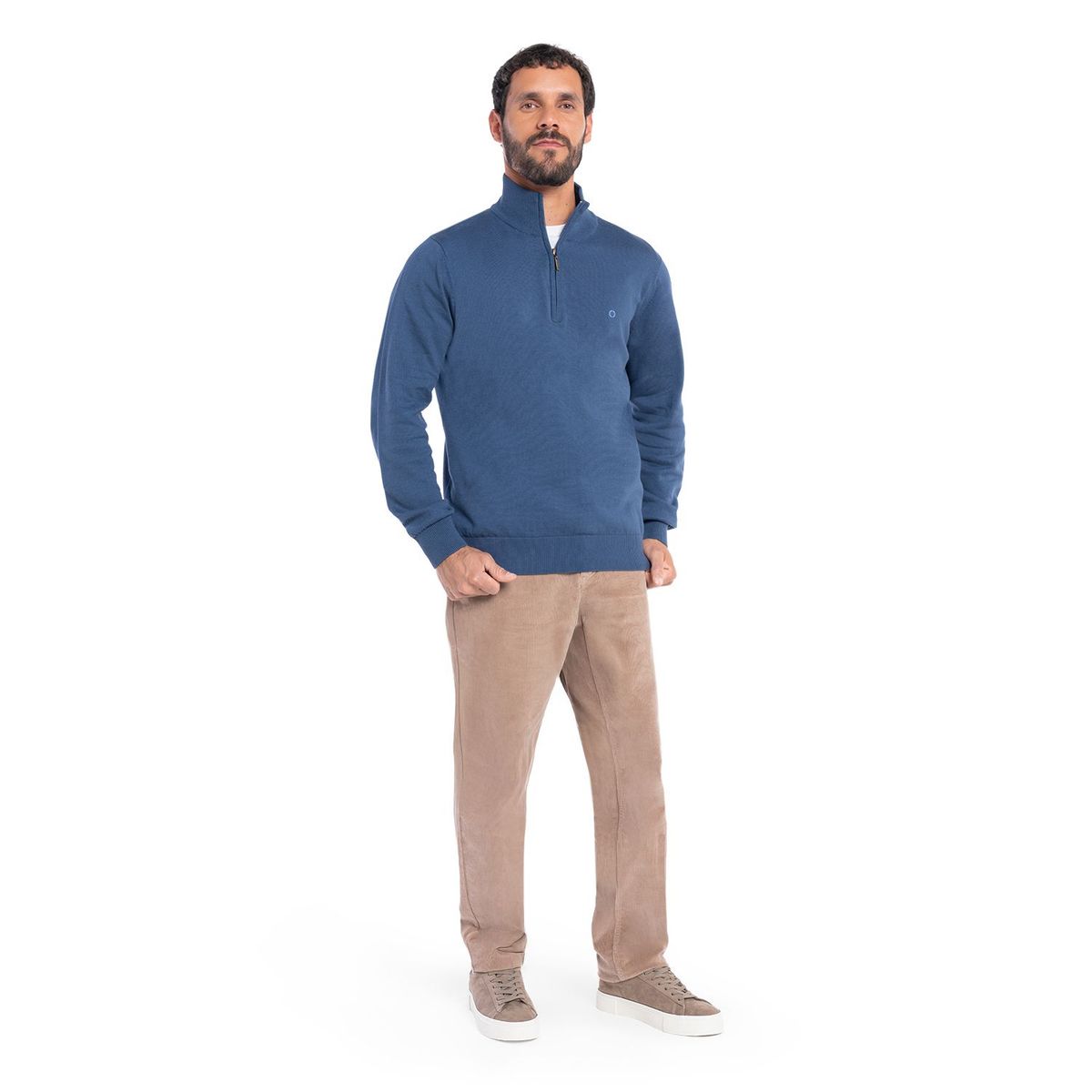 POTROS - SWEATER HALF ZIPPER CASTELLON