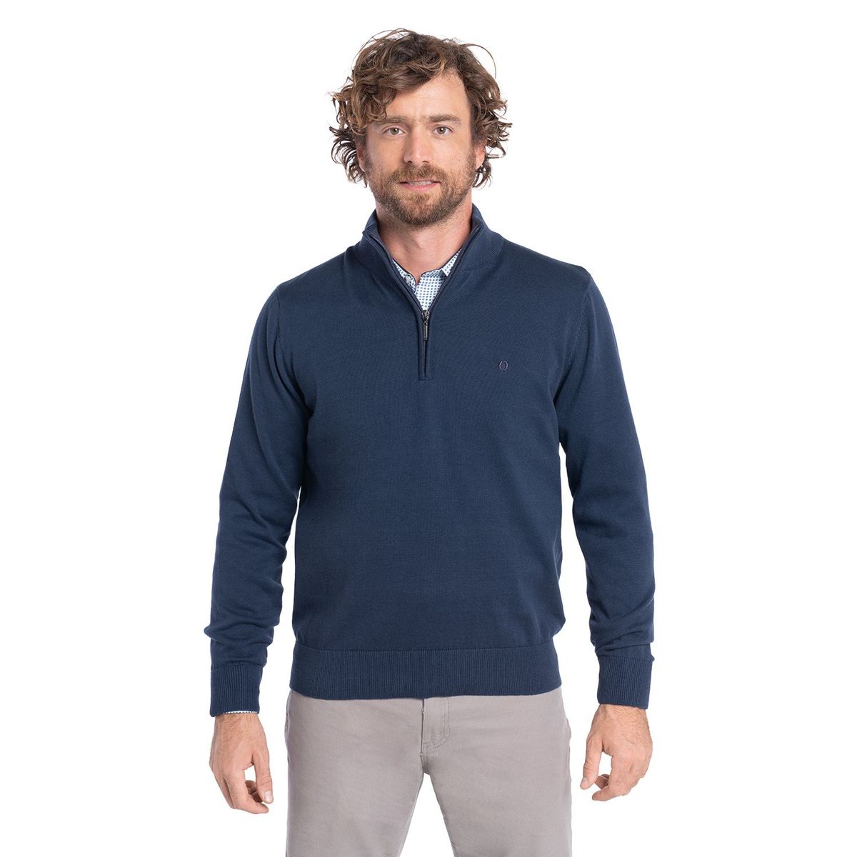 POTROS - SWEATER HALF ZIPPER CASTELLON