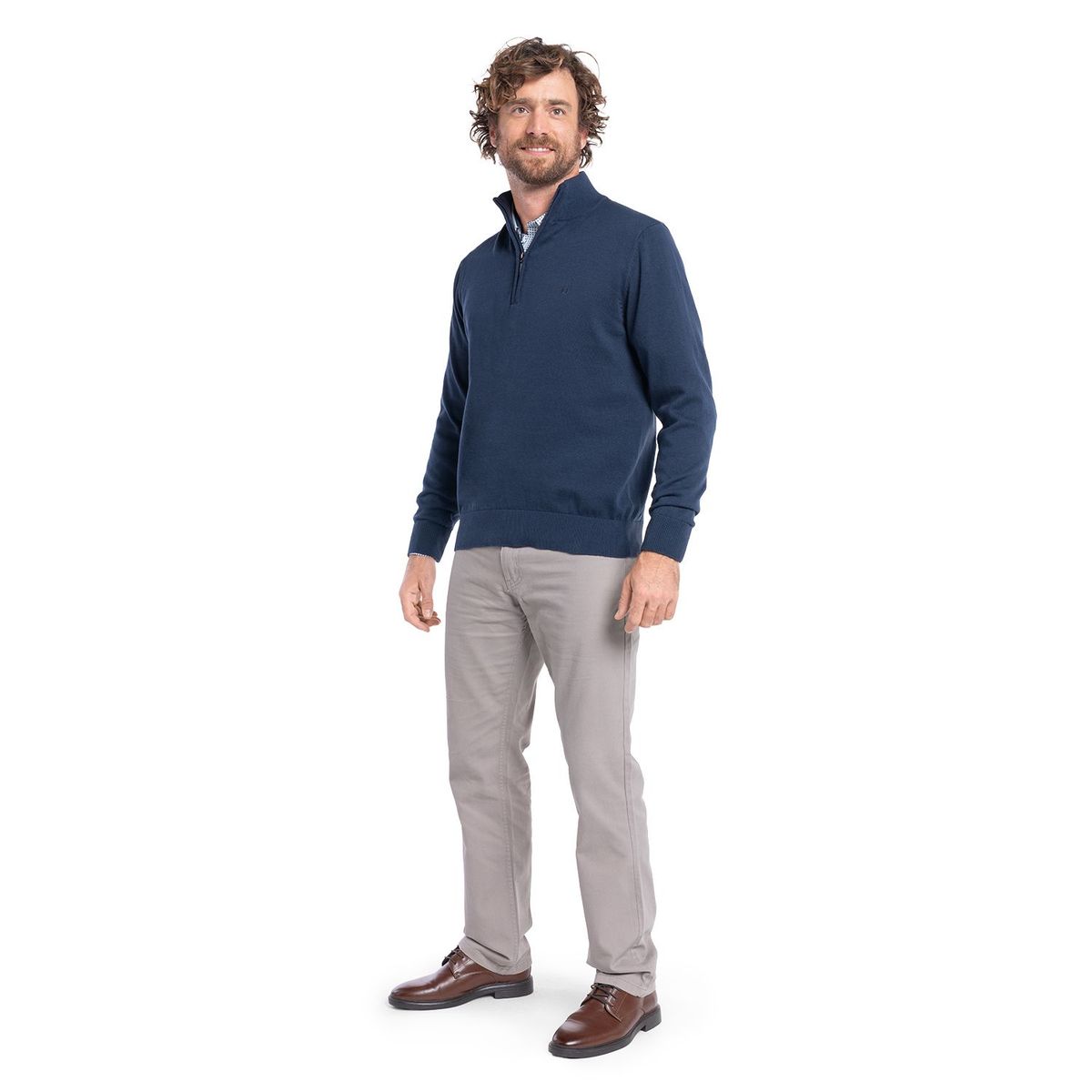 POTROS - SWEATER HALF ZIPPER CASTELLON