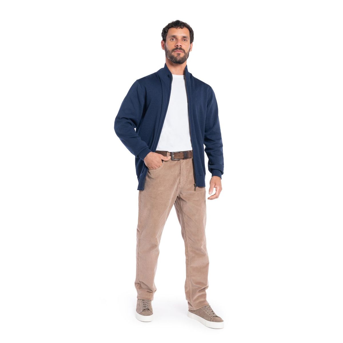POTROS - SWEATER FULL ZIPPER ALMAGRO