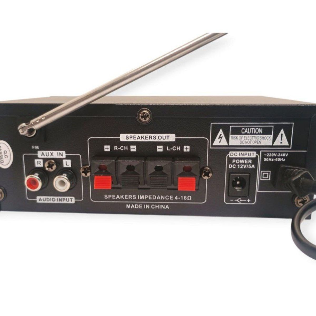 GENERICO - Mini Amplificador Bluetooth Digital Hifi 2ch