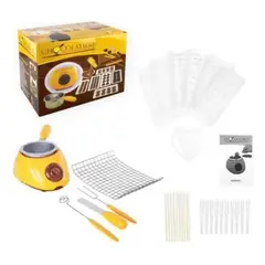 GENERICO - Olla para Fondue de Chocolate y caramelo Ideal para Derretir y Fundir Fácilmente