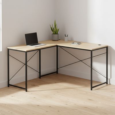 Imagen 2 del producto Escritorio Esquinero Estilo Industrial Desk-11 Simil Madera y Metal