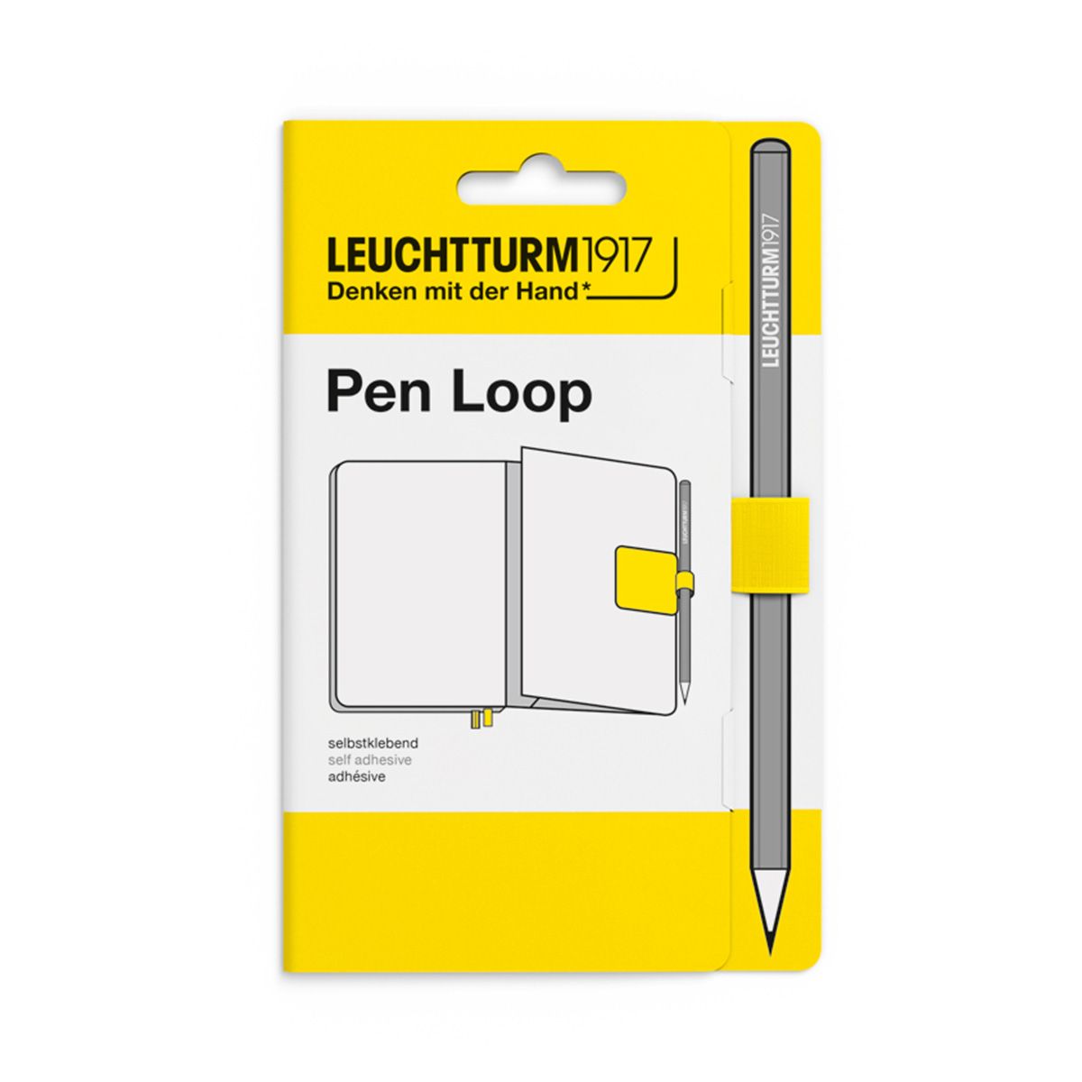 GENERICO - Soporte para Bolígrafos Leuchtturm 1917 Pen Loop Lemon