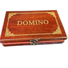 ANGELES DEL HOGAR - JUEGO DE DOMINÓ GRANDE CON CAJA DE MADERA