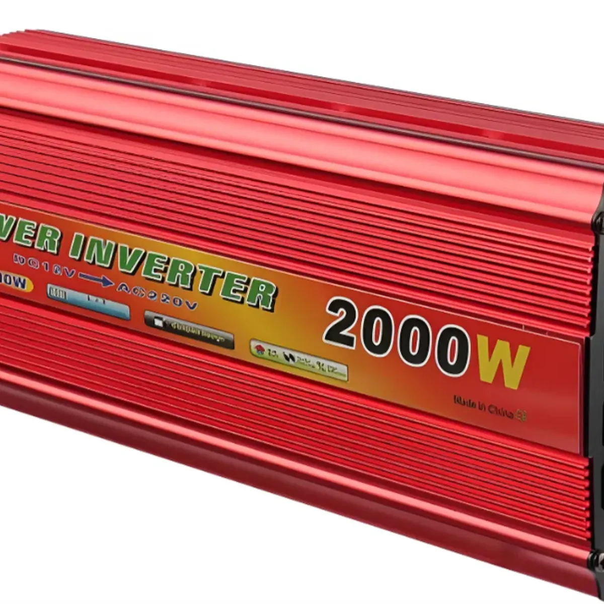 GENERICO - Inversor Convertidor De Corriente De Coche 2000w 12v220v