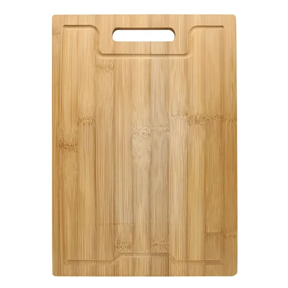 GENERICO - Tabla De Cortar Picar De Bambú 40x30 Cm Con Asa Para Cocina
