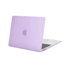 GENERICO - Carcasa protectora para Macbook Air 13 A1466 Morado Mate