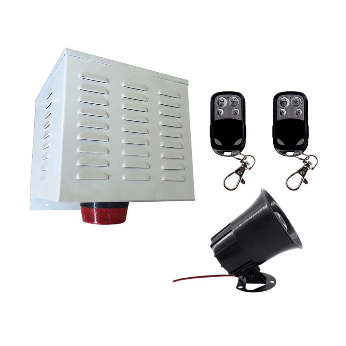 Alarma Comunitaria 20 Watts + 2 Controles, marca IMPOTEC - Foto Principal