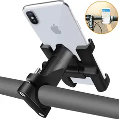 GENERICO - Soporte Porta Celular Bicicleta Moto Scooter Giratorio 360