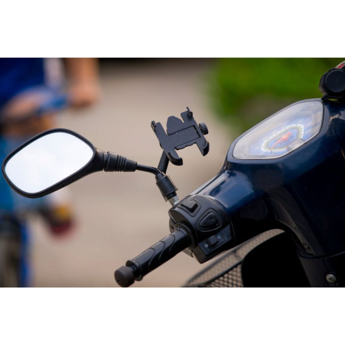 GENERICO - Soporte Porta Celular Bicicleta Moto Scooter Giratorio 360