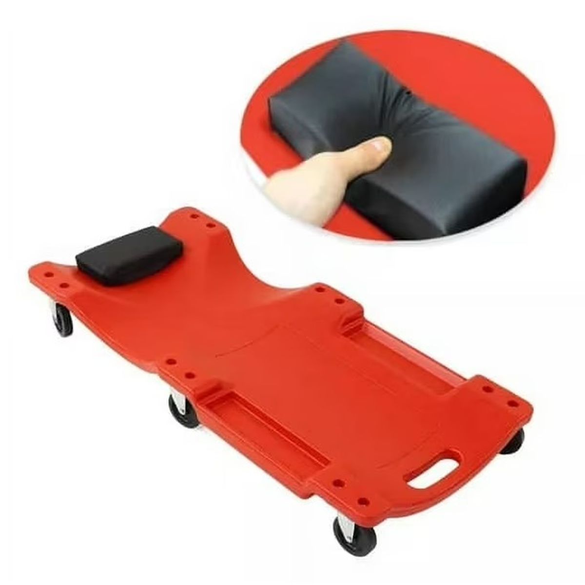 GENERICO - Camilla Mecanico Taller Plastica Carrito Auto Con Ruedas