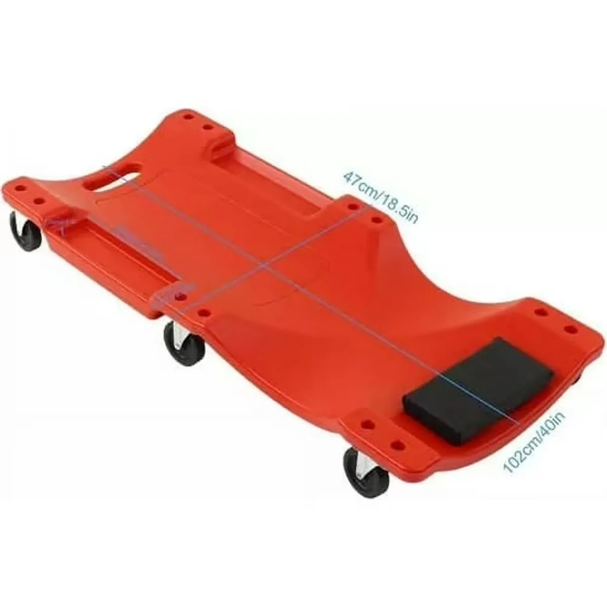 GENERICO - Camilla Mecanico Taller Plastica Carrito Auto Con Ruedas