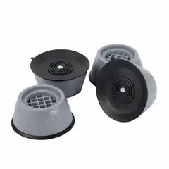 GENERICO - Pack 4 Almohadillas Bases Antideslizantes Soporte Lavadora