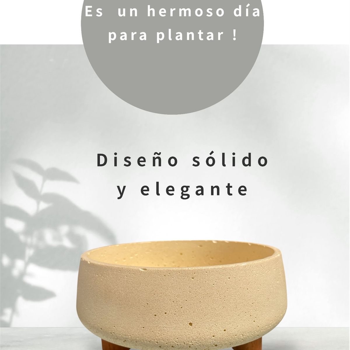 GENERICO - Macetero Martina Amarillo Paila 16cm diametro.