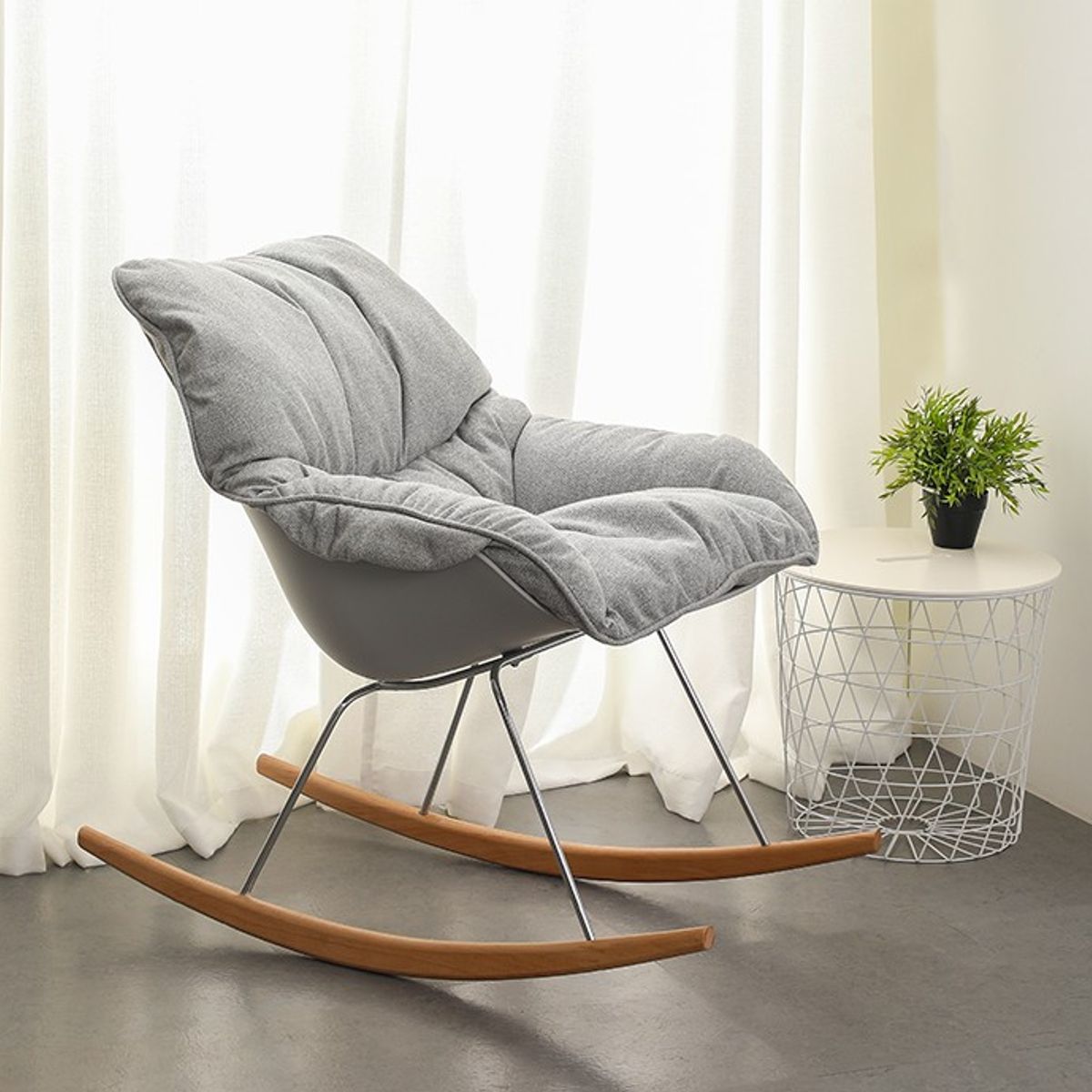 TENDENCIA HOME - Silla mecedora marca Tendencia Home modelo Sebastiana color Rosado