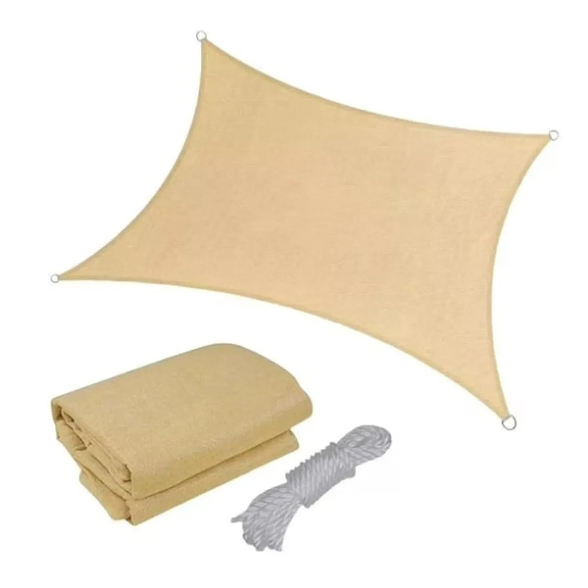 CLIMBERO - Toldo vela cuadrado 4x4 m