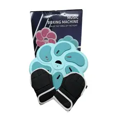 GENERICO - Maquina De Boxeo Musical Bluetooth Guante Para niño y adulto AZUL