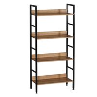 Estante Demi, Decorativo, 4 Niveles Para Plantas Madera