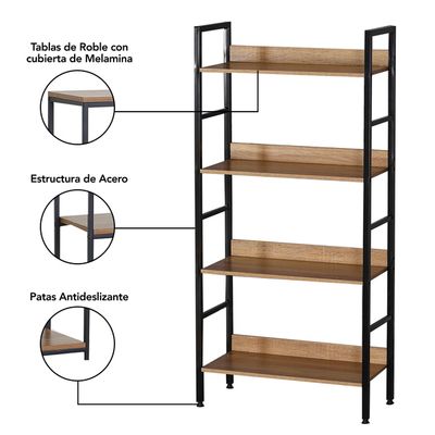 Imagen 2 del producto Estante Demi, Decorativo, 4 Niveles Para Plantas Madera