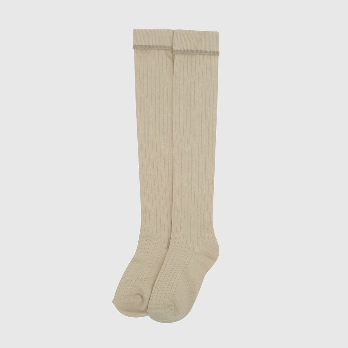 COLLOKY - Calcetin Largo Beige Niña
