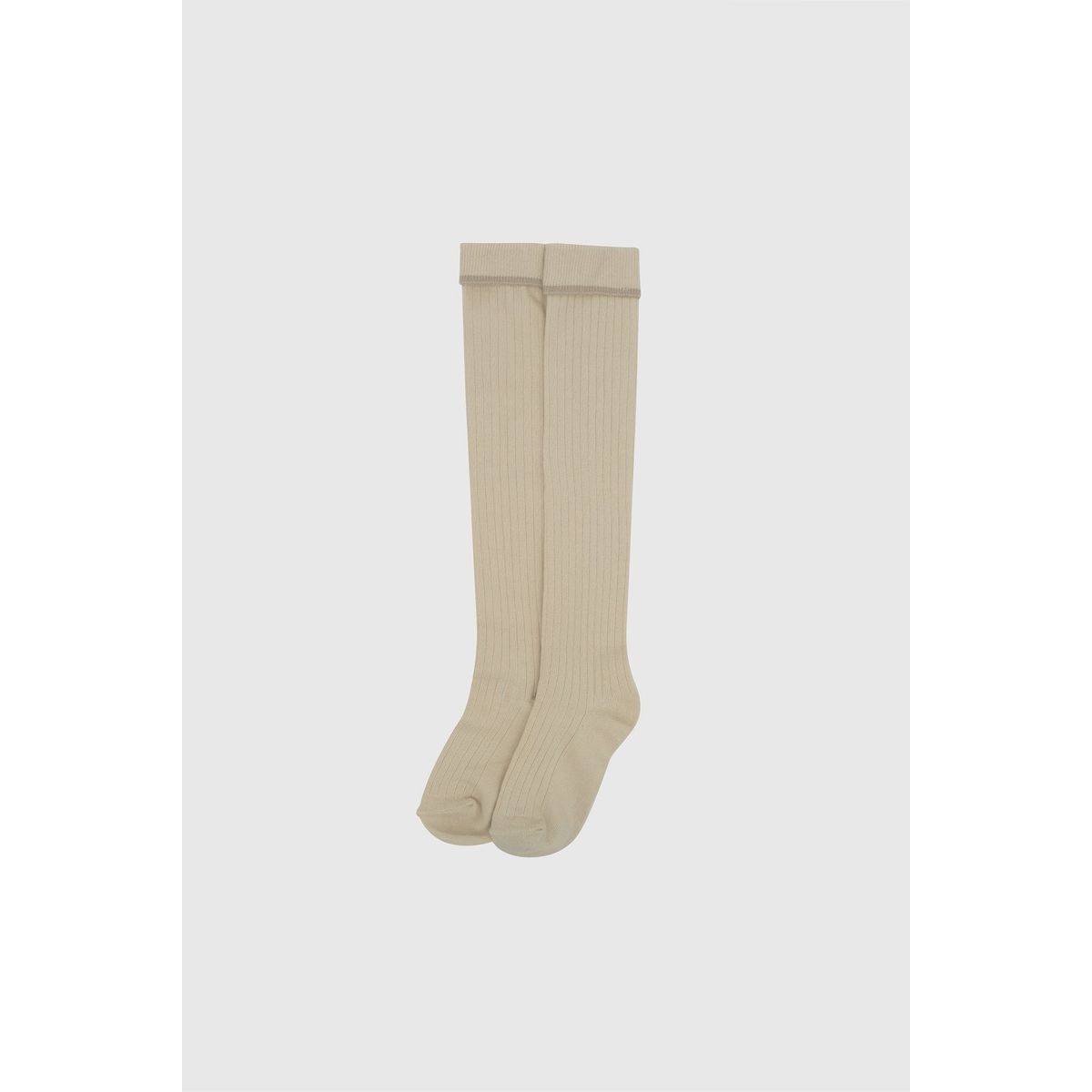 COLLOKY - Calcetin Largo Beige Niña