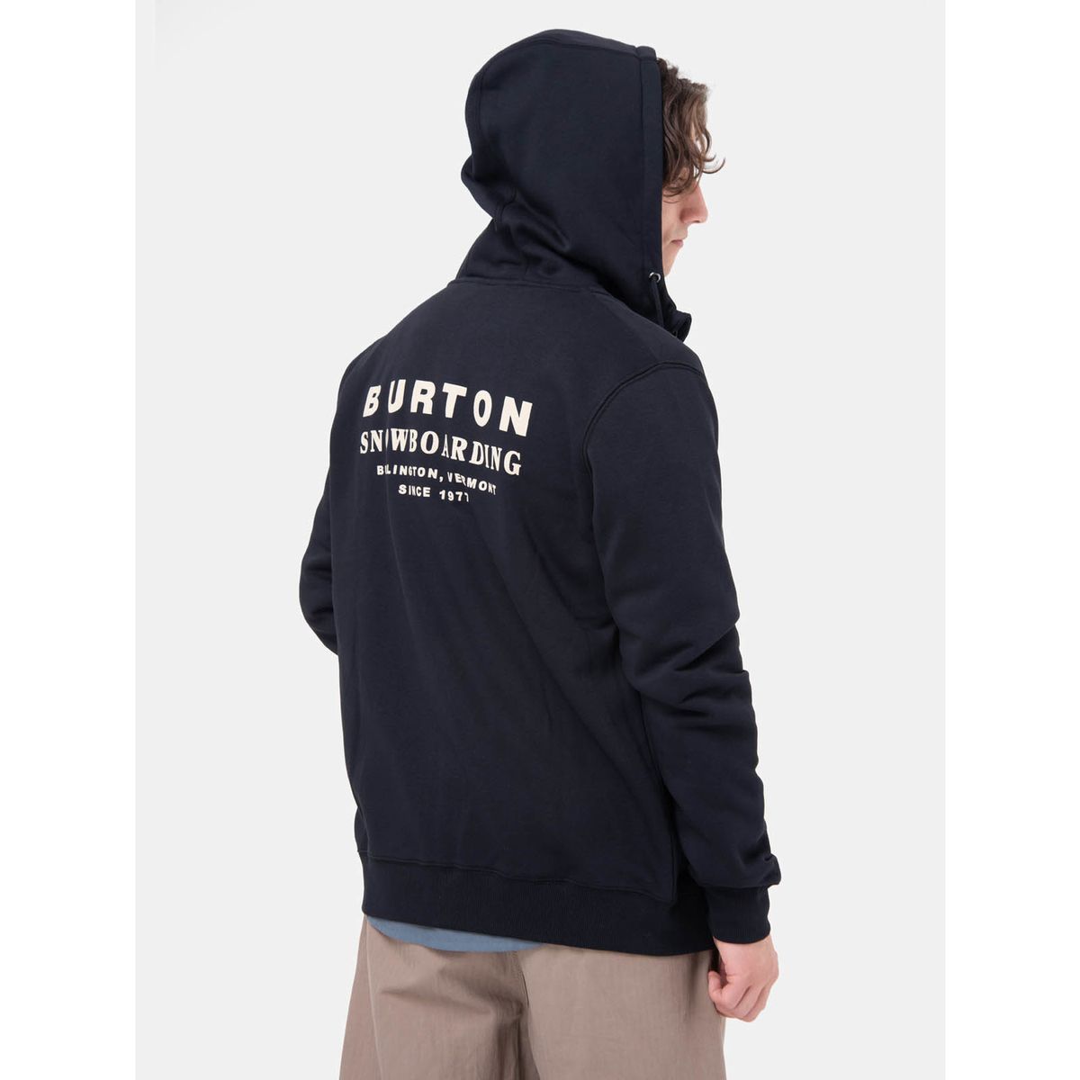 BURTON - Poleron Hombre Landmark Full Zip Gris Oscuro BURTON