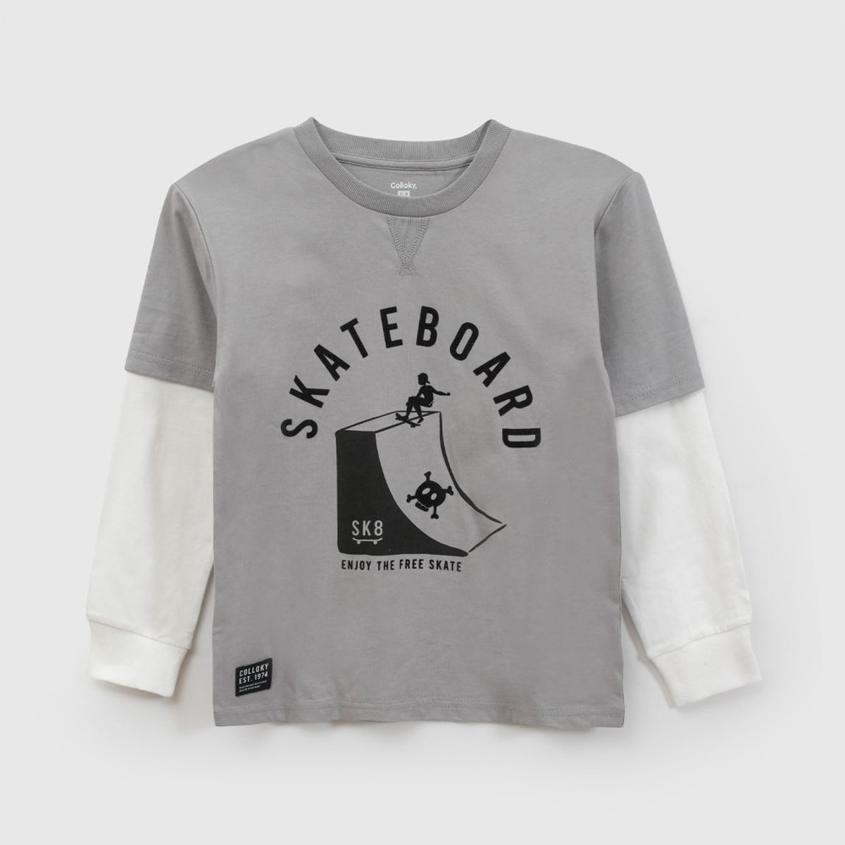 COLLOKY - Polera Gris Niño