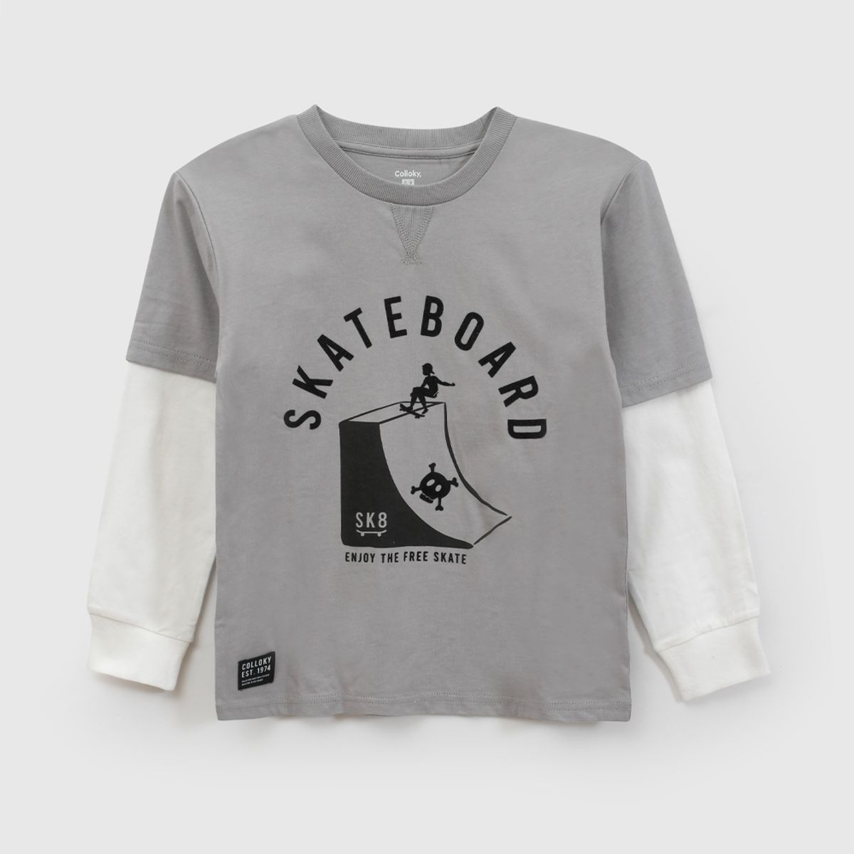 COLLOKY - Polera Gris Niño