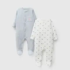 COLLOKY - Pack x2 oso niña crema Plush RN a 6/9M