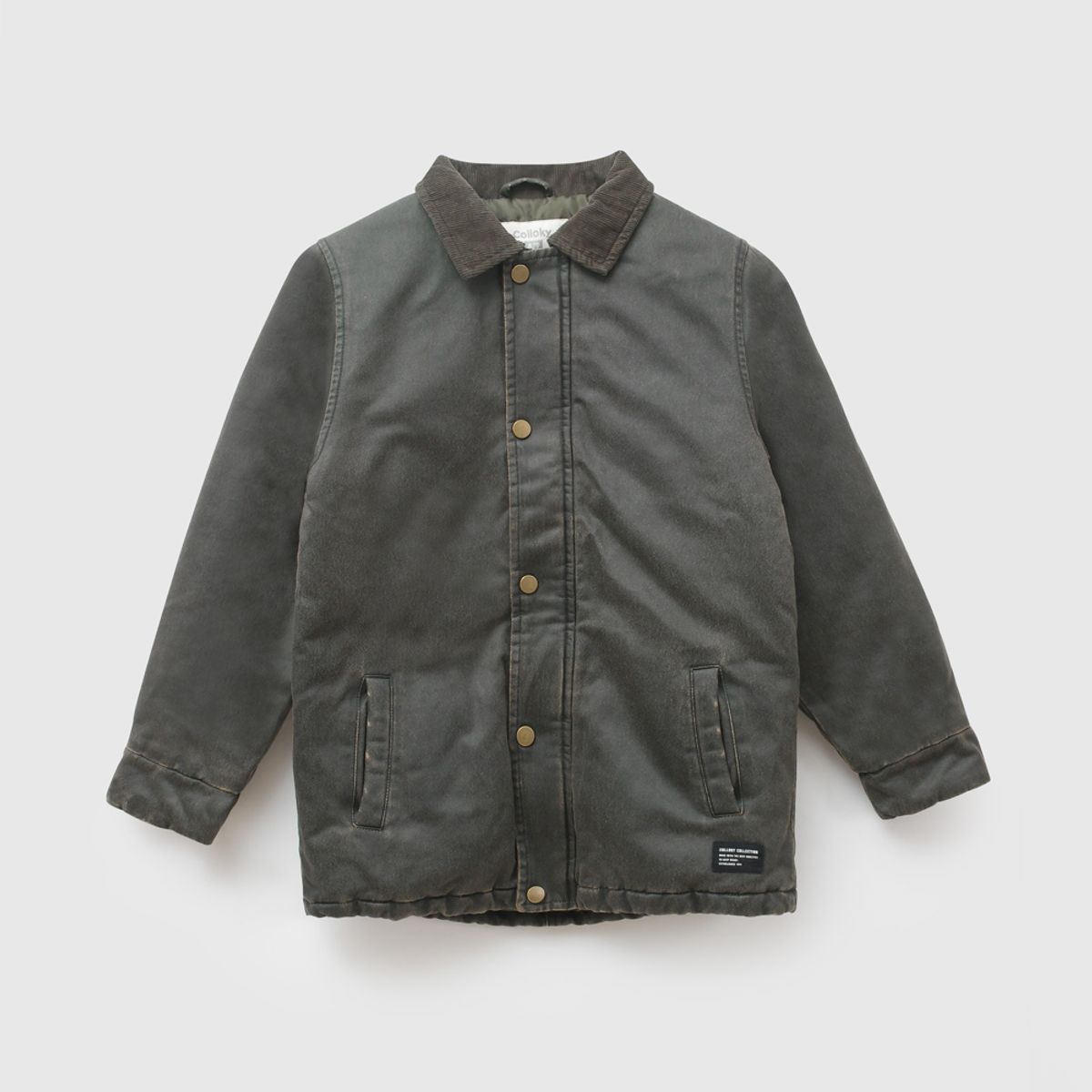 COLLOKY - Chaqueta Verde Unisex niño