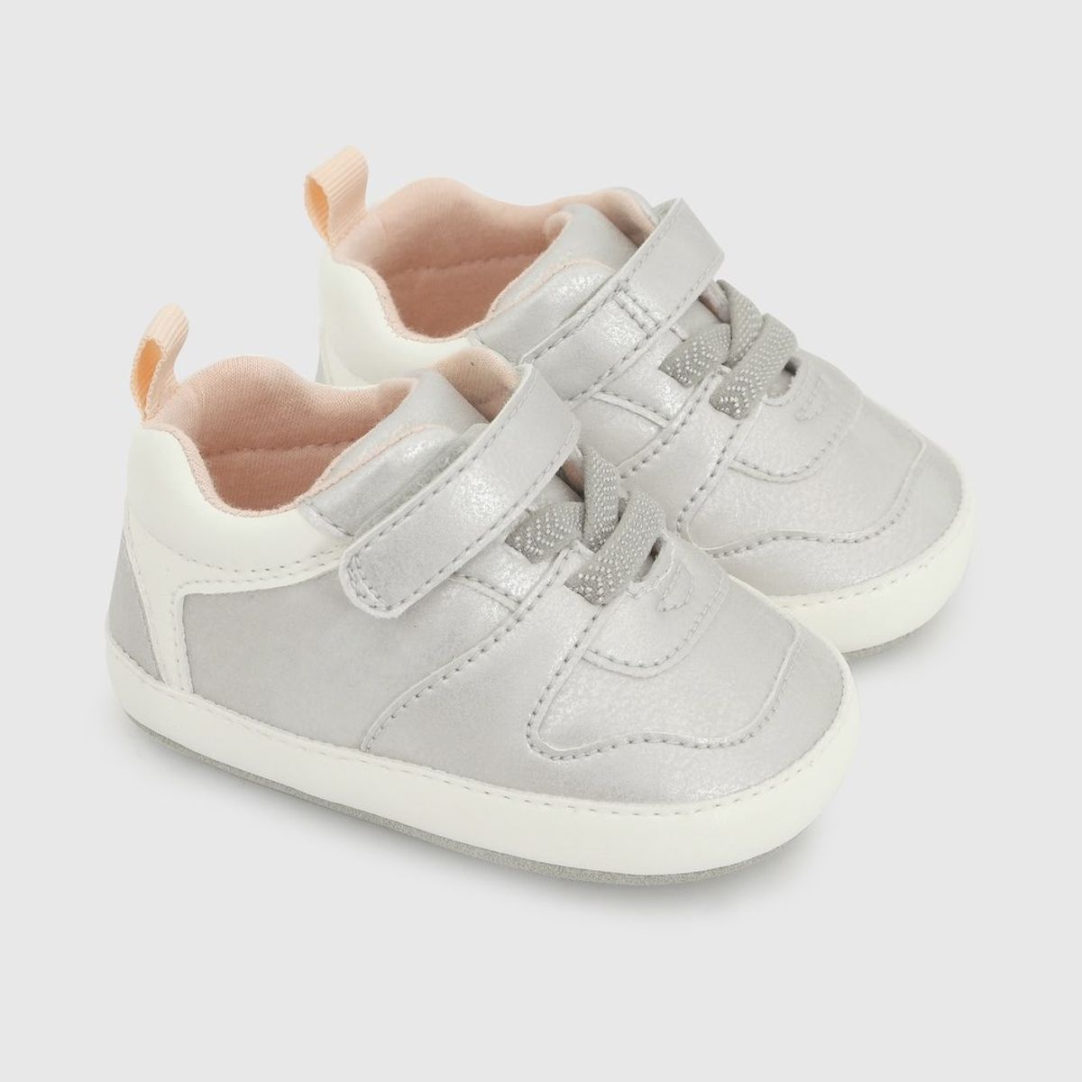 COLLOKY - Zapatilla Plateado Bebé niña