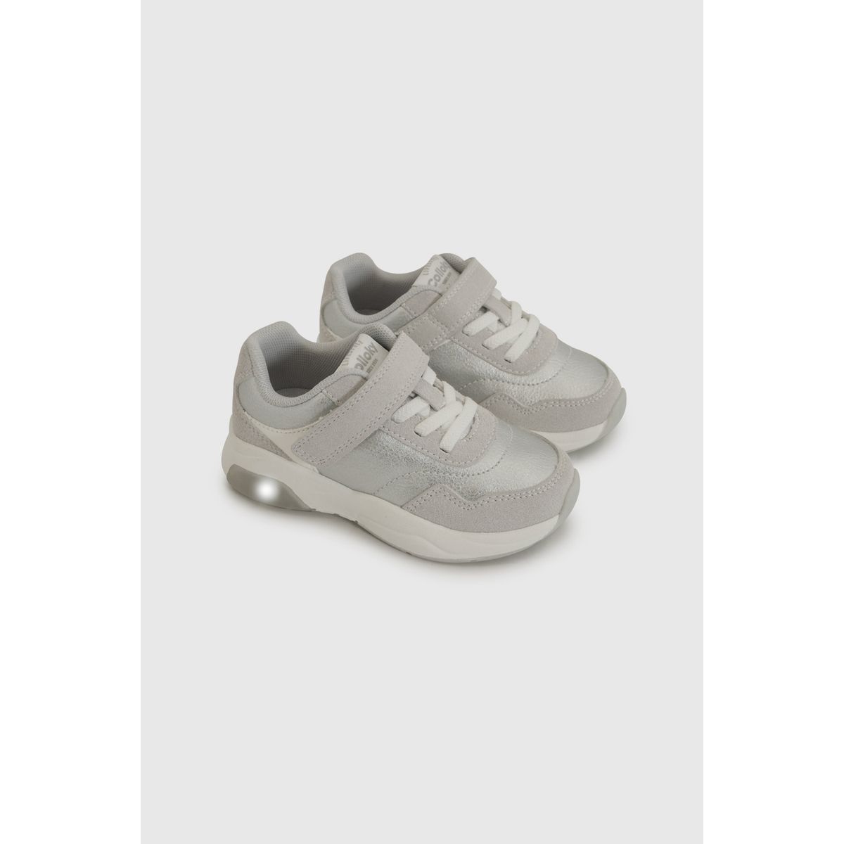 COLLOKY - Zapatilla Plateado Bebé niña