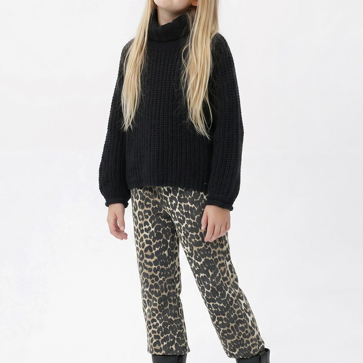 COLLOKY - Sweater Negro Niña