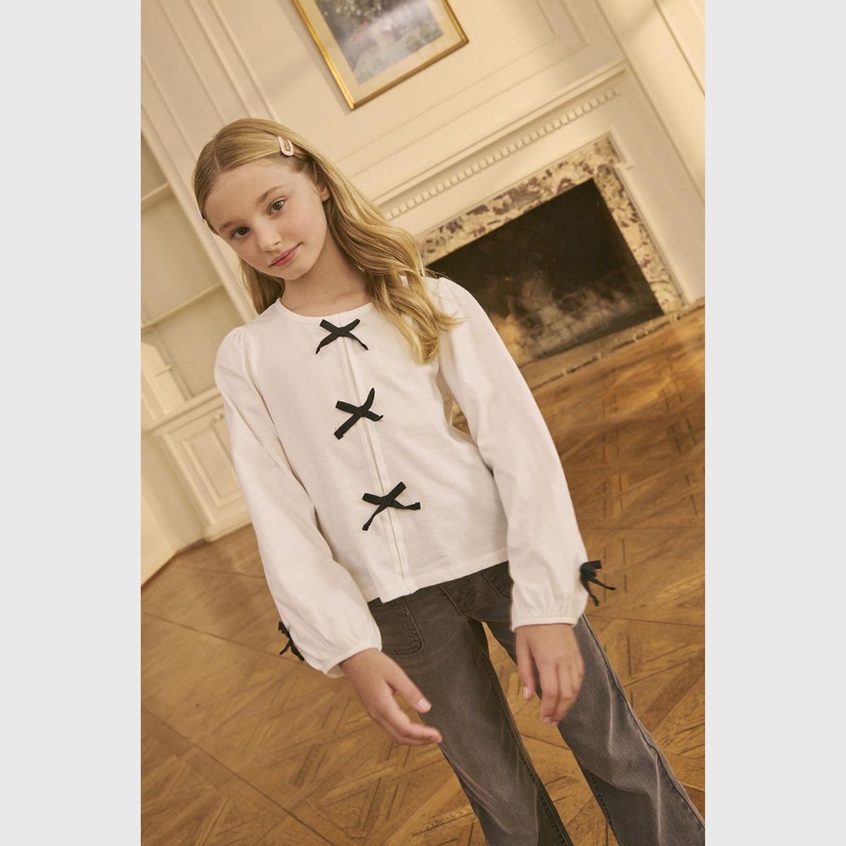 COLLOKY - Polera Blanco Niña