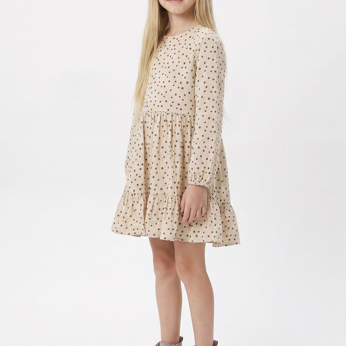 COLLOKY - Vestido Beige Niña
