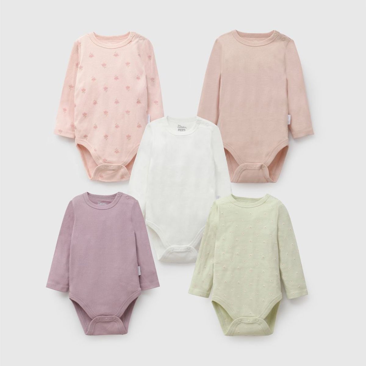 COLLOKY - Set Body Rosa Bebé niña