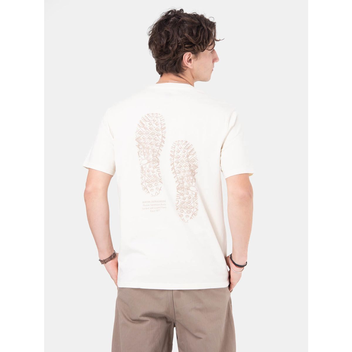BURTON - Polera MC Hombre Trace Blanco BURTON