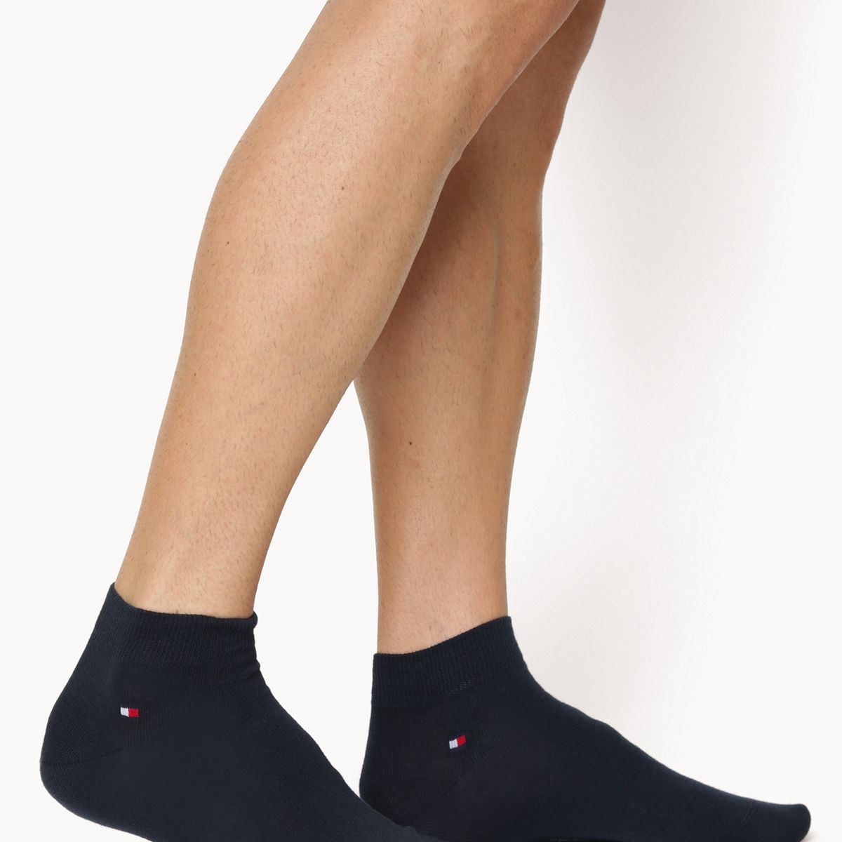 TOMMY HILFIGER - Pack De 2 Pares De Calcetines Tobilleros Negro Tommy Hilfiger