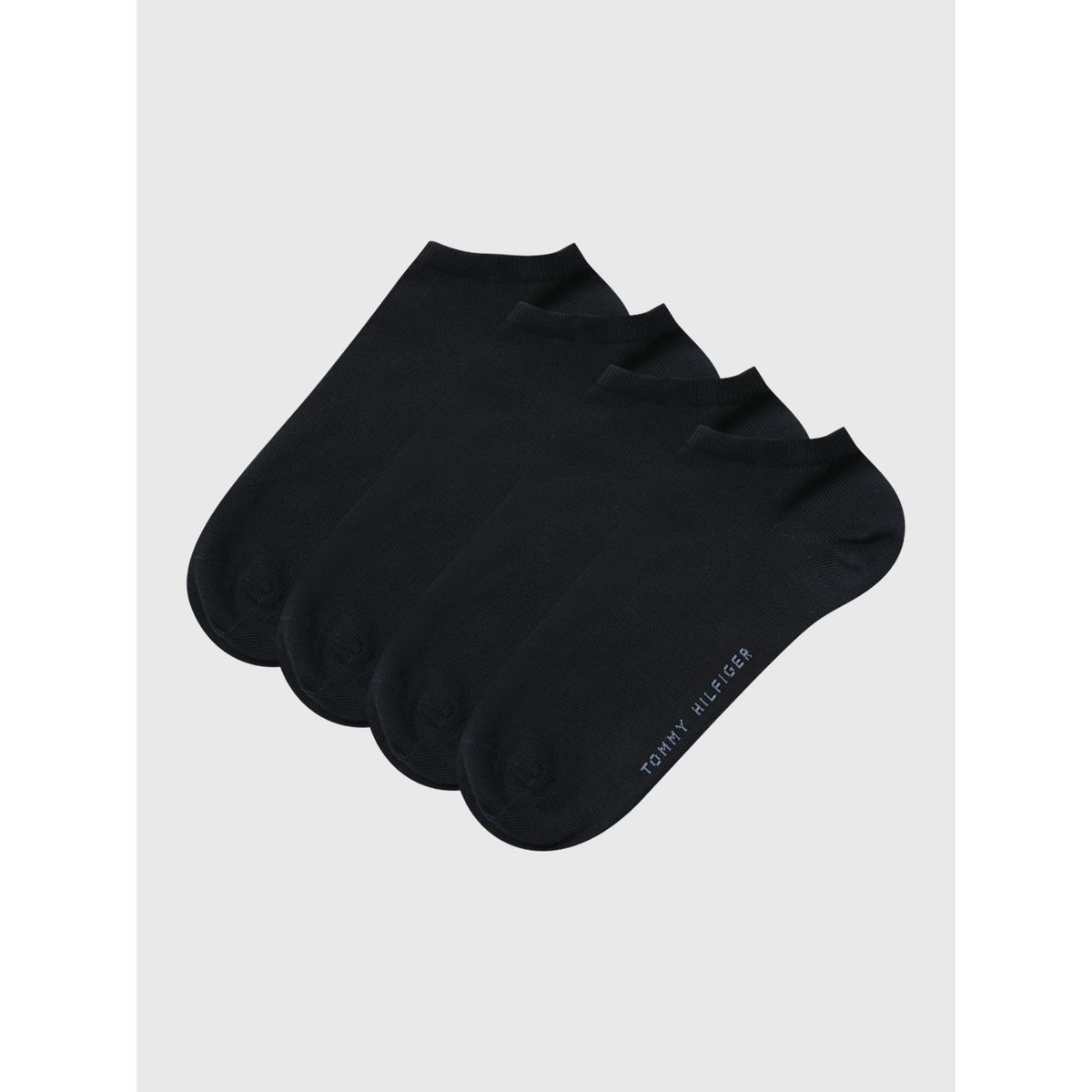 TOMMY HILFIGER - Pack De 2 Pares De Calcetines Con Logo Negro Tommy Hilfiger