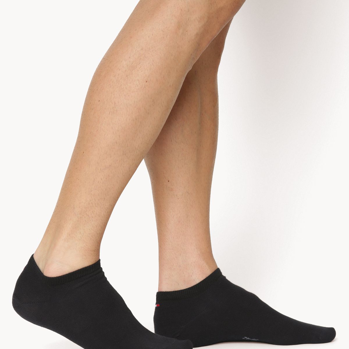 TOMMY HILFIGER - Pack De 2 Pares De Calcetines Con Logo Negro Tommy Hilfiger