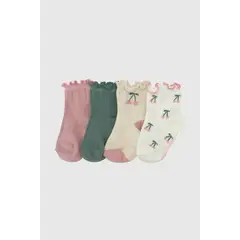 COLLOKY - Calcetin Deportivo Rosa Niña