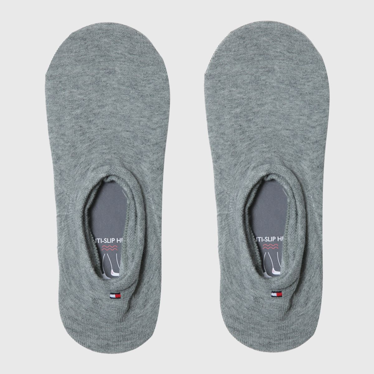 TOMMY HILFIGER - Pack De 2 Pares De Calcetines Tobilleros Gris Tommy Hilfiger