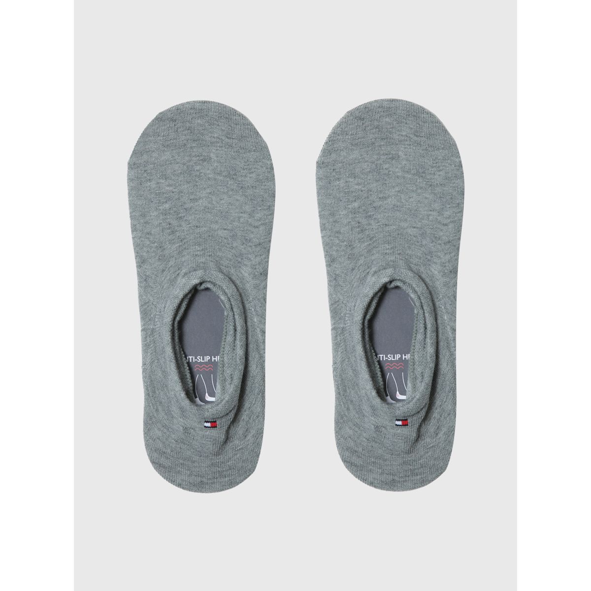 TOMMY HILFIGER - Pack De 2 Pares De Calcetines Tobilleros Gris Tommy Hilfiger