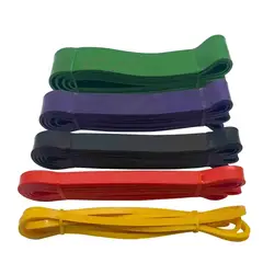 GENERICO - Power Bands Bandas Elasticas Resistencia Gym Set De 5 Latex Varios