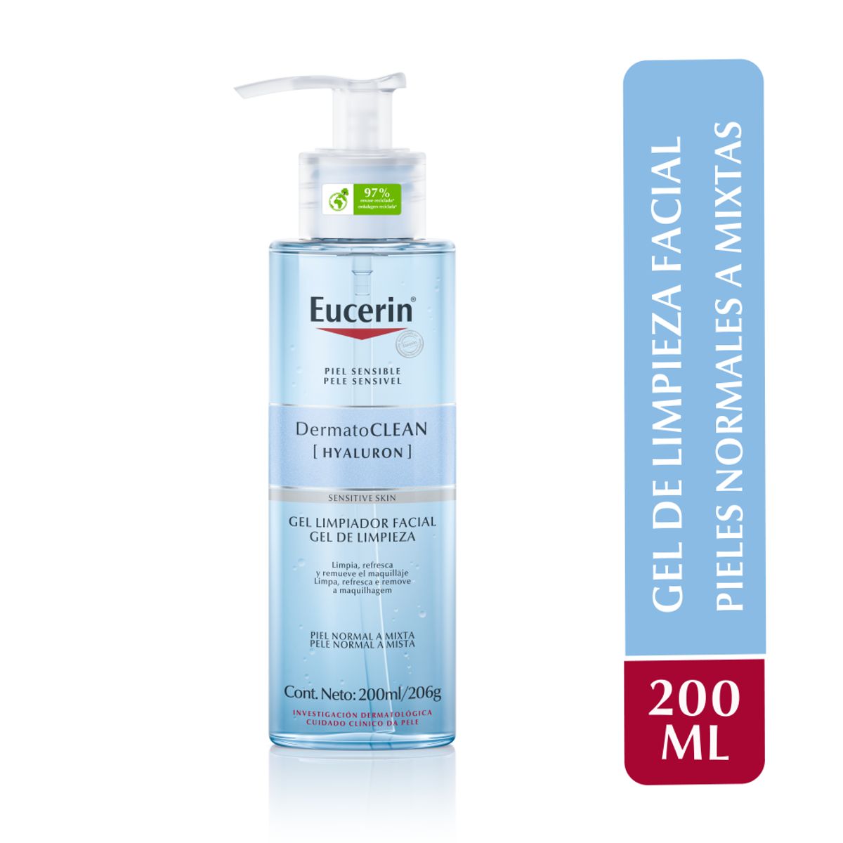 EUCERIN - EUCERIN Facial Dermatoclean + Dermopure Acción