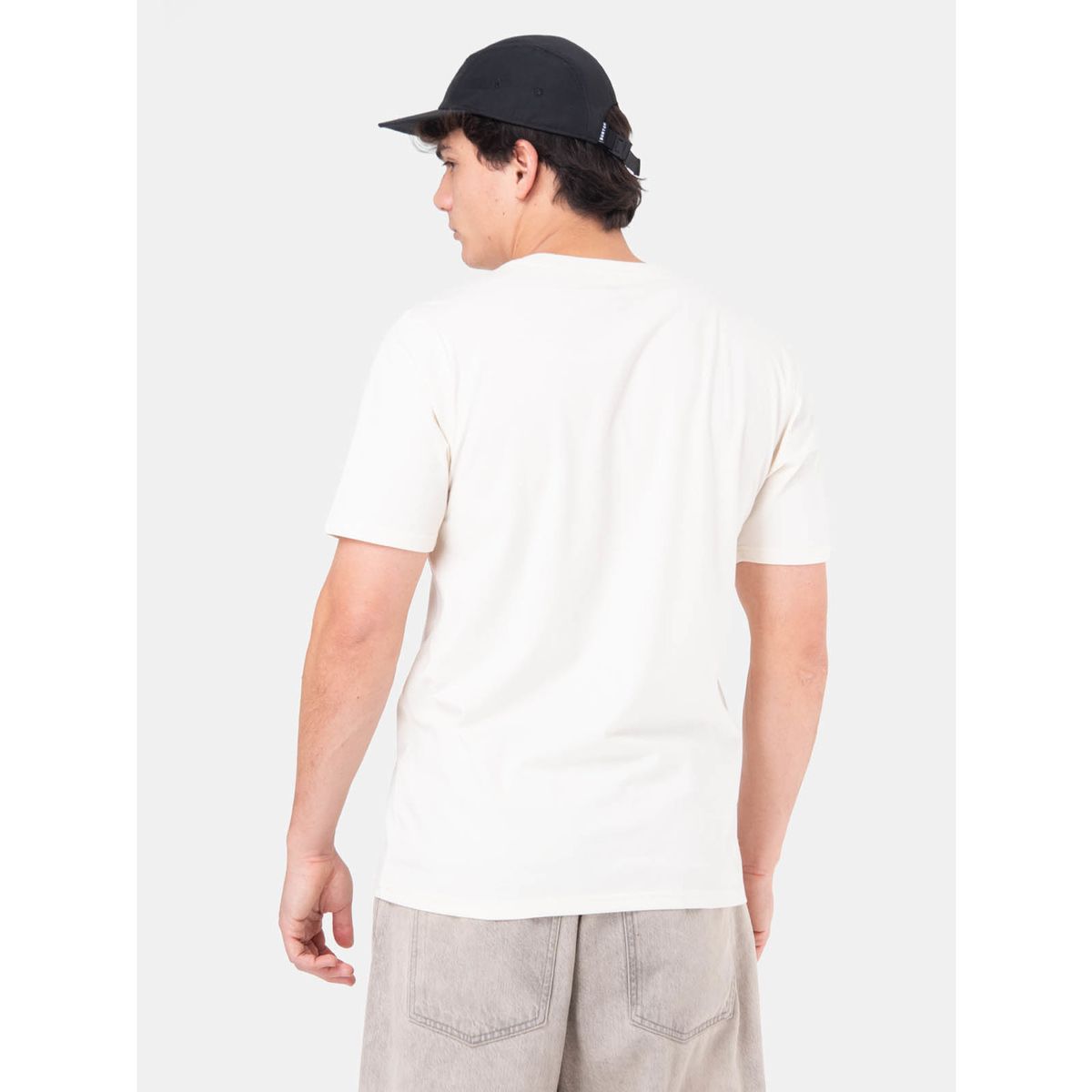 BURTON - Polera MC Hombre Mountain Stamp Blanco BURTON