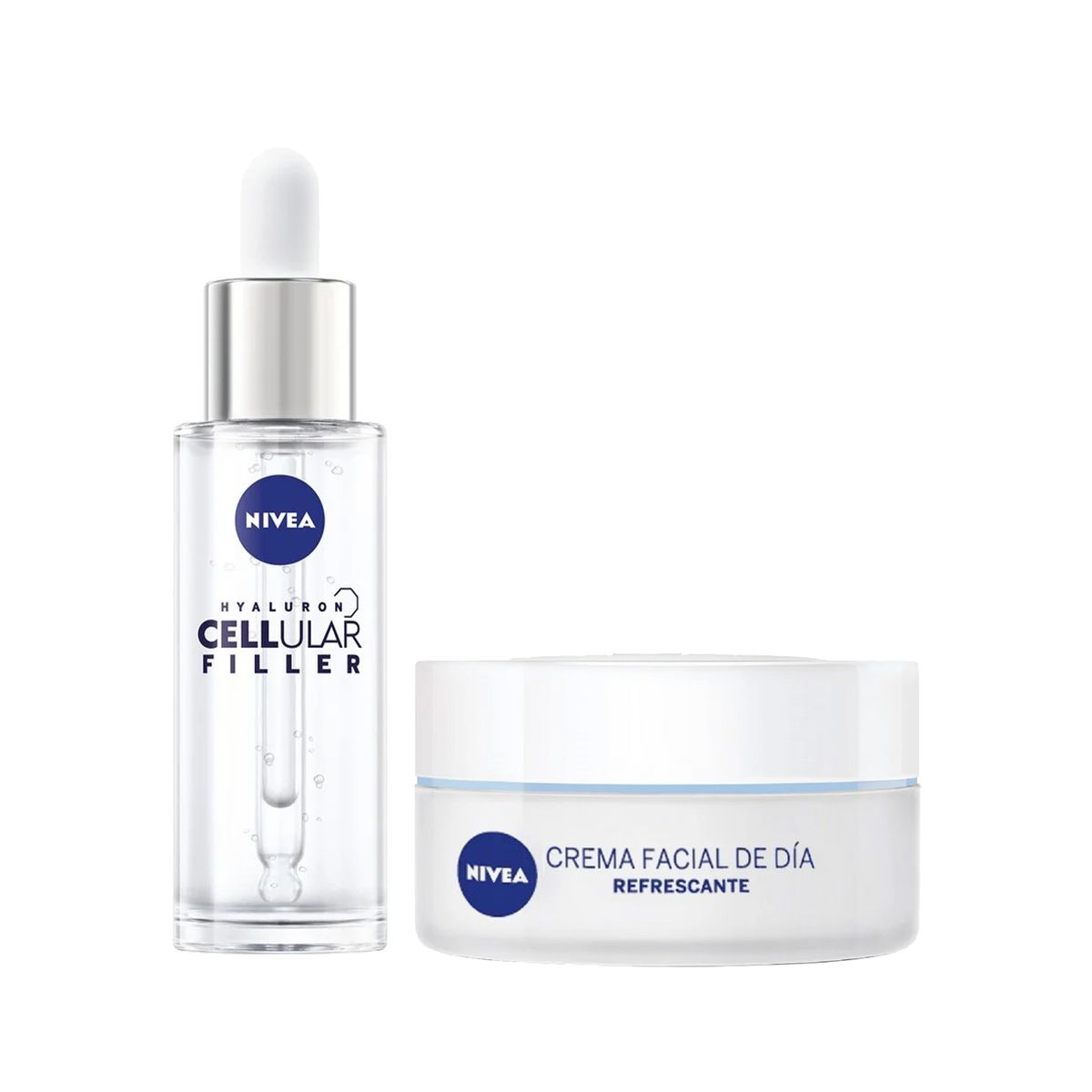 NIVEA - Nivea Sérum Hyaluron + Crema Facial Hidratante Día
