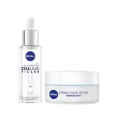 NIVEA - Sérum Hyaluron + Crema Facial Hidratante Día