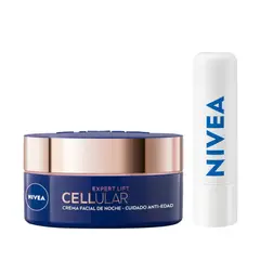 NIVEA - Bakuchiol Noche + Bálsamo Labial Med Repair FPS50